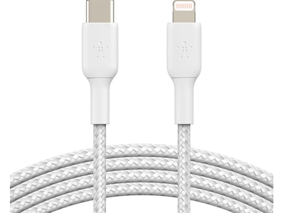 Belkin USB-C till Lightning kabel 2m (vit)