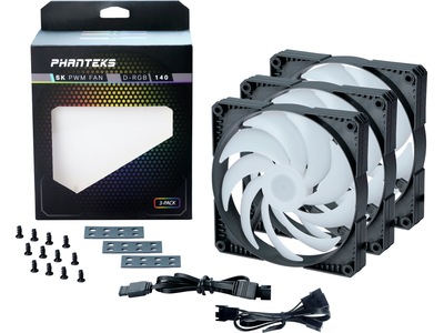 Phanteks SK 140 DRGB PWM fläkt 3 Pack