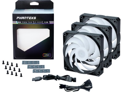 Phanteks SK 120 DRGB PWM Fan 3 Pack