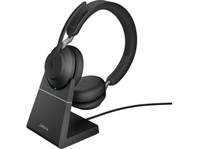 Jabra Evolve2 65, Link380a MS Stereo Stand Black