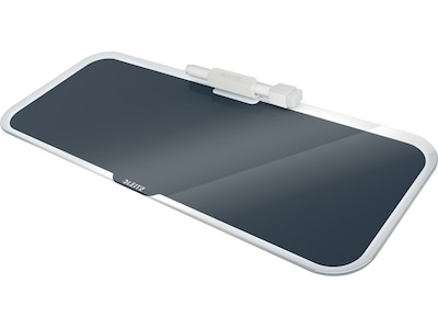 Leitz Cosy Memotavla med glasyta som en whiteboard - sammetsgrå