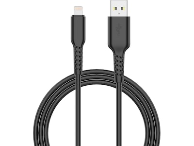 USB-A till lightning kabel 1m (svart)