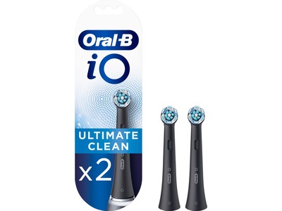 Oral-B iO Ultimate Clean Tandborsthuvuden 2pk. (svart)