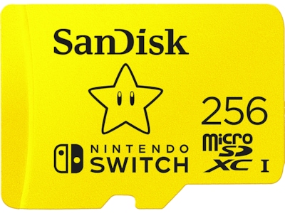 Alternativ bild 0 för SanDisk Nintendo Switch - 256GB / MicroSDXC / Class 10 / UHS-1 / 100MB/s