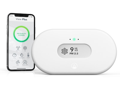 Airthings View Plus luftkvalitetsmätar (vit)