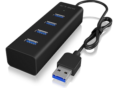 Icy Box USB 3.0 Type-A 4-port hub, IB-HUB1409-U3