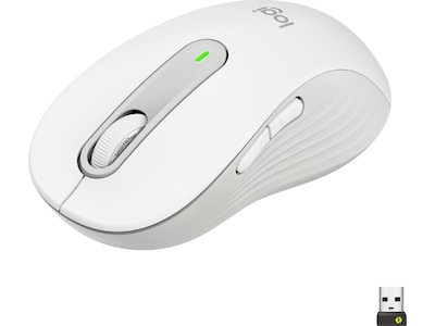 Logitech Signature M650 Large trådlös mus Offwhite