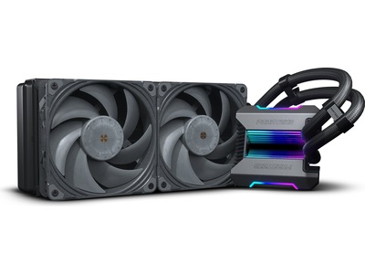 Phanteks Glacier One 240 T30 CPU Kylare (svart)