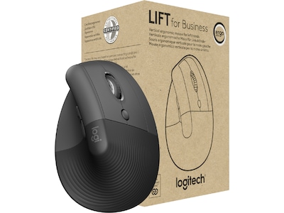 Logitech Lift Vertikal Business mus (graphite)