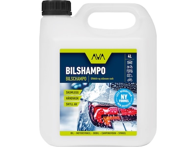 AVA Bilschampo 4L