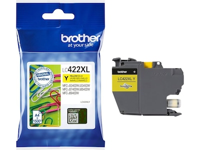 Brother bläck LC422XLY Gul