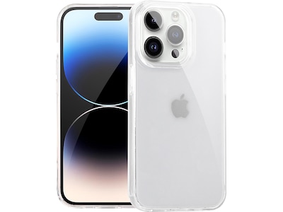iiglo iPhone 15 Pro / 14 Pro Silikonskal (transparent)