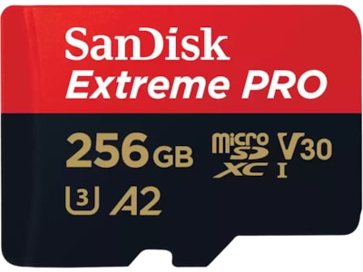 Produktfoto för SanDisk Minneskort  MicroSDXC E. Pro256GB