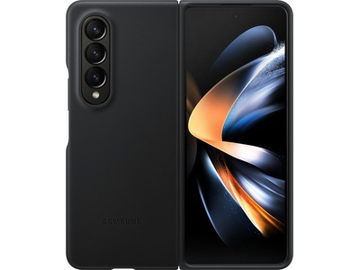 Samsung Galaxy Z Fold4 Leather Skal (svart)