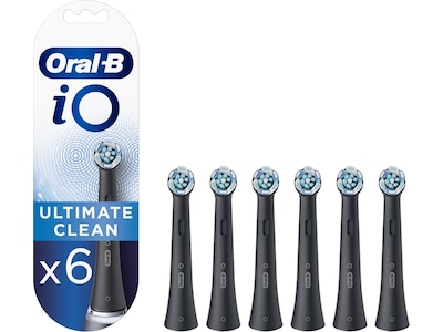 Oral-B iO Ultimate Clean Borsthuvuden 6-pack (svart)