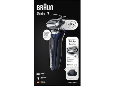 Braun Series 7 71-B1200s Rakapparat (blå)