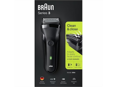 Braun Series 3 300 Rakapparat (svart)