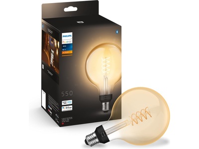 Philips Hue Filament E27 Globe, G125 7W