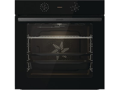 Produktfoto för Gorenje Essential BO6717E03BG - Ugn - inbyggd - fördjupning - bredd: 56 cm - djup: 55 cm - höjd: 59 cm - med självrengöring - Klass A - svart