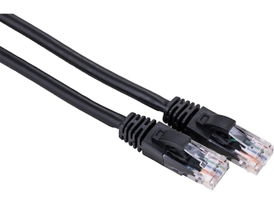 Nätverkskabel Cat6 svart 0,3m