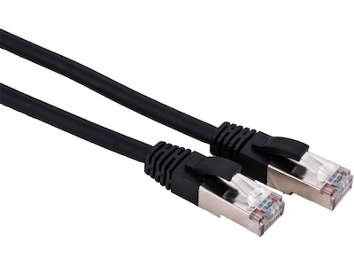 Nätverkskabel Cat6a svart 5m