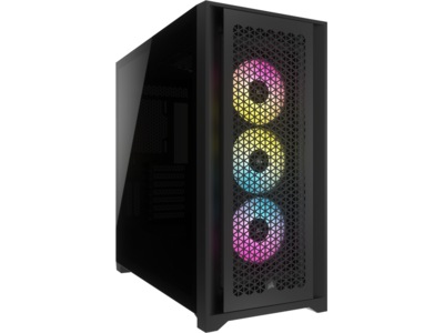 Corsair iCUE 5000D RGB Airflow Mid-Tower (svart)
