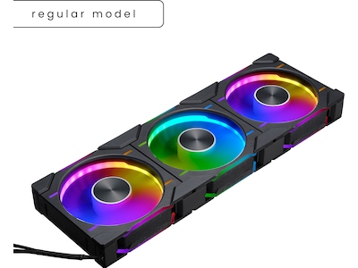 Phanteks D30 120mm DRGB Fläkt 3pack (svart)