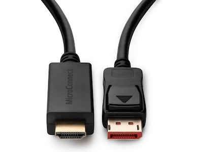 Displayport till HDMI kabel 2m (svart)