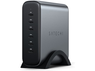 Satechi GaN 6Port 200W Laddstation (space gray)