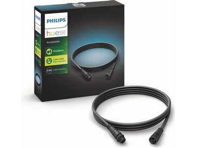 Philips Hue Förlängningskabel 2,5 m för utomhusbruk (svart)