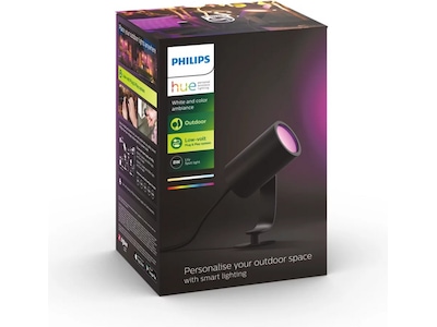Philips Hue Lily spotlight för utomhusbruk (svart)