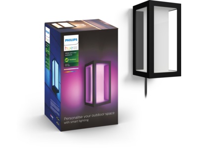 Philips Hue Impress utomhusvägglampa (svart)