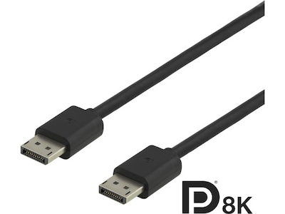 Displayport kabel 1m (svart)
