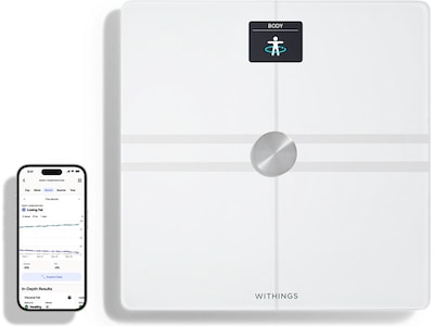 Withings Body Comp Wi-Fi smart badvåg (vit)