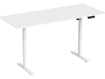 Ergonomiskt höj-/sänkbord 180cm (vit)