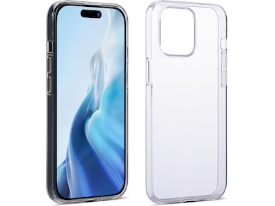 iiglo iPhone 15 Pro Max Silikonskydd (transparent)