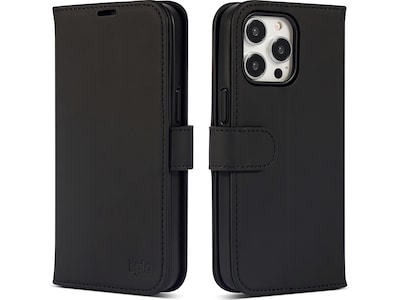 iiglo iPhone 15 Pro Max Plånboksfodral (svart)