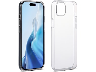 iiglo iPhone 15 Plus Silikonskydd (transparent)