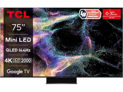 TCL 75"" C849 Mini LED 4K Google TV 144Hz