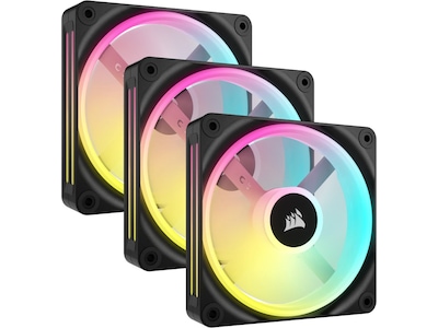 Alternativ bild 0 för Corsair QX RGB Series iCUE Link QX120 RGB 120mm Magnetic Dome 3x Fan Starter Kit