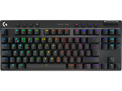 Logitech G Pro X TKL Lightspeed Trådlöst Gamingtangentbord (svart)