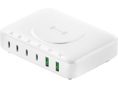 4smarts GaN 7-i-1 100W Trådlös laddningsstation (vit)