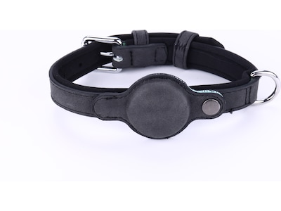 MiLi MiCollar Halsband för hundar, med spårningschip (svart)