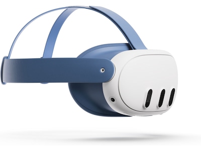 Meta Ansiktsdel och huvudrem (blå)