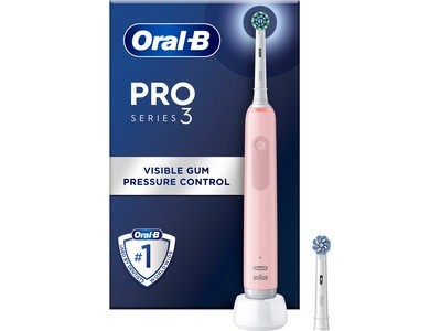 Oral-B Pro Series 3 elektrisk tandborste (rosa)