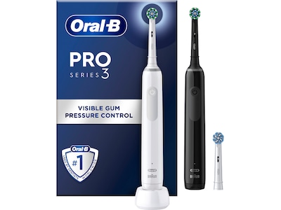 Oral-B Pro Series 3 elektrisk tandborste (svart och vit)