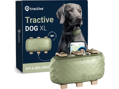 Tractive GPS för hundar - XL (grön)