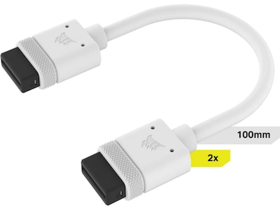 Corsair iCUE LINK Kable 2x 100mm (vit)