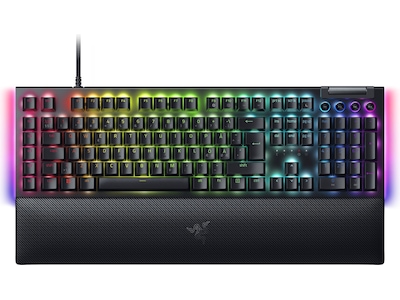 Razer BlackWidow V4 Green Switch Gamingtangentbord (svart)