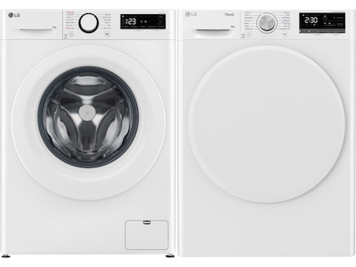 LG F4Y5VYP3W Tvättmaskin (vit) + Torktumlare